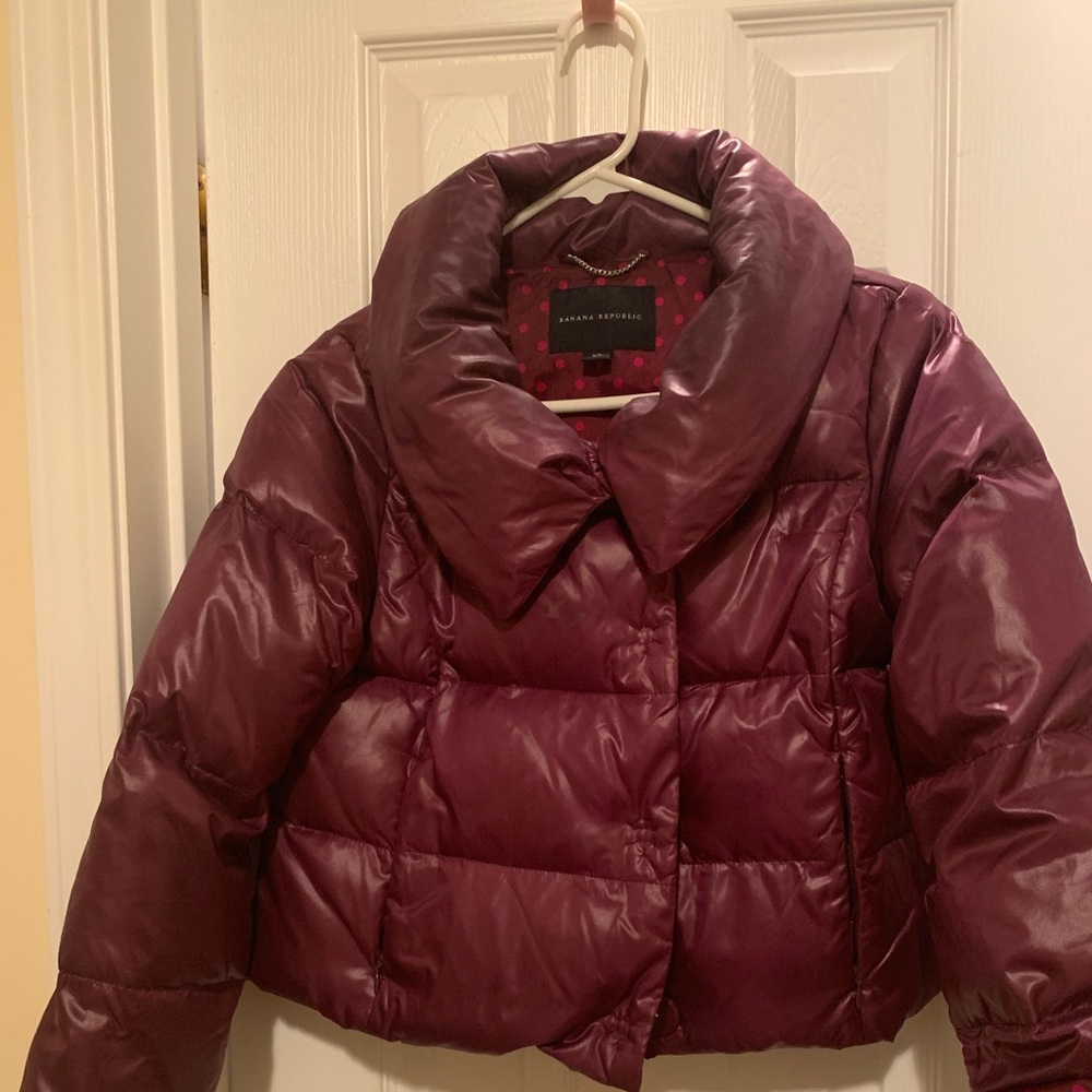 Banana Republic Crop Puffer Jacket